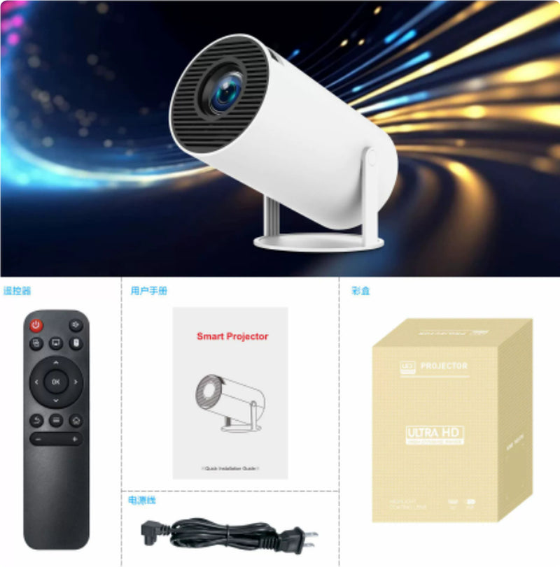 Ultra Short Focus Hy300Ultra HD 4K Projector Home Mini