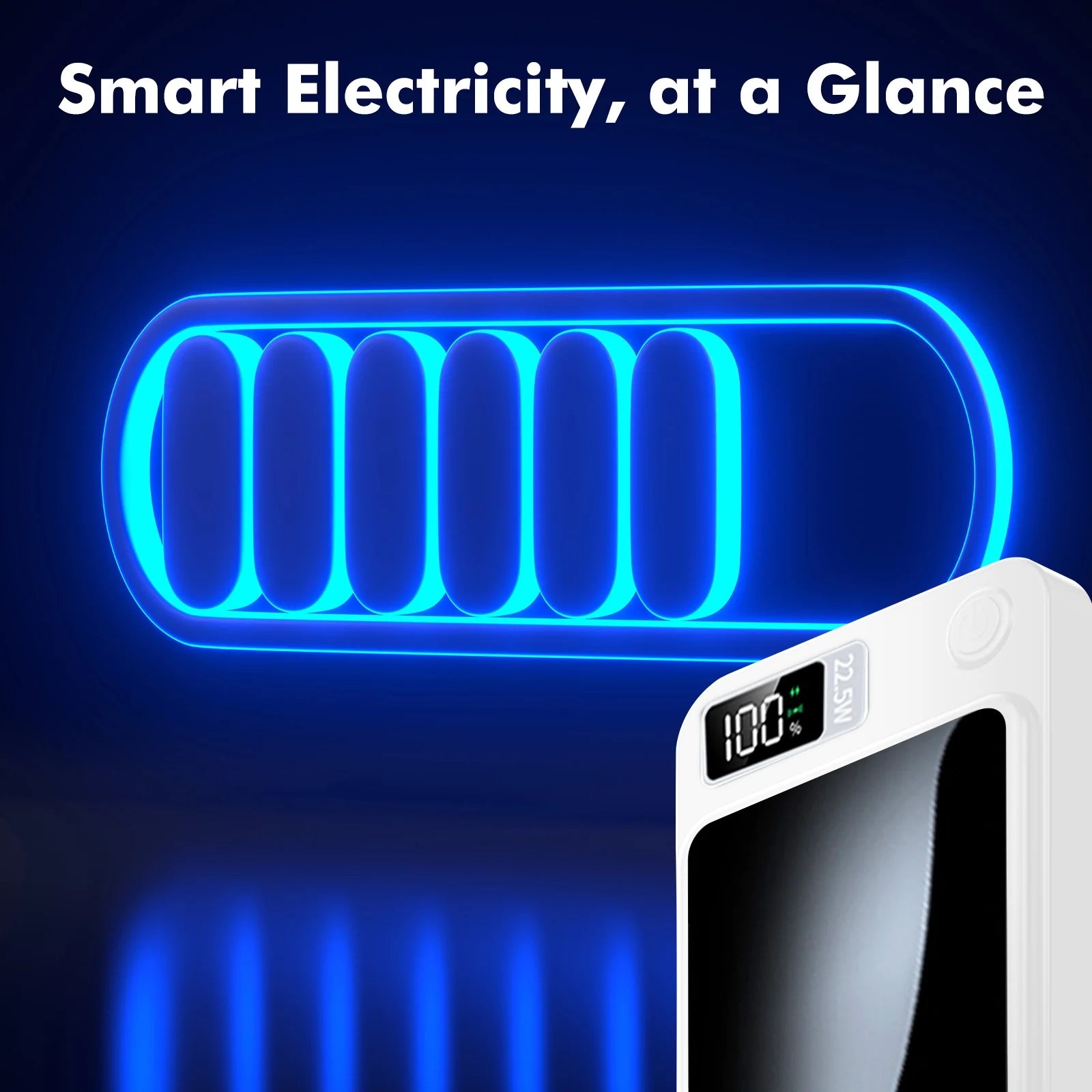 Magnetic Wireless Power Bank,10000Mah Portable Charger 22.5W Phone Battery Bank with LED Power Display Suitable for Outdoor Emergency Backup Power Compatible with Iphone 12 and above Series