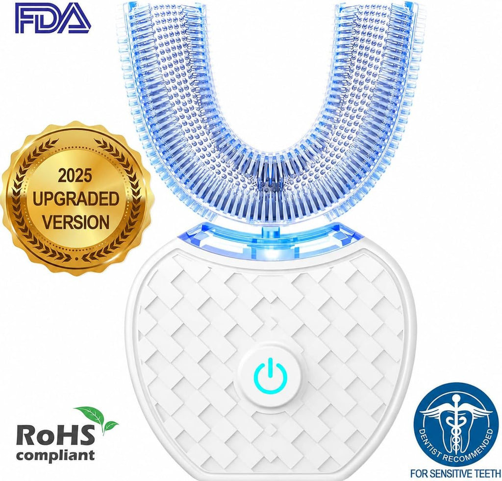 Ultrasonic U Shaped Auto Brush for Adults - Automatic Toothbrush