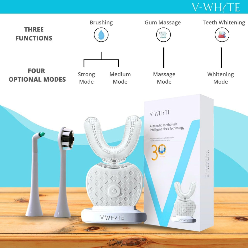 Ultrasonic U Shaped Auto Brush for Adults - Automatic Toothbrush