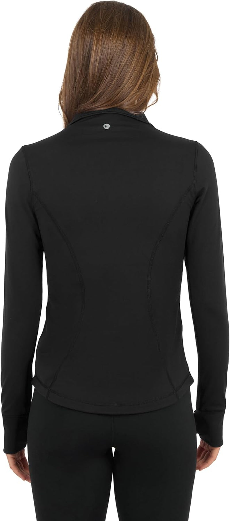 Full Zip Running Track Jacket Lightweight Athletic Slim Fit Jacket with Thumbholes